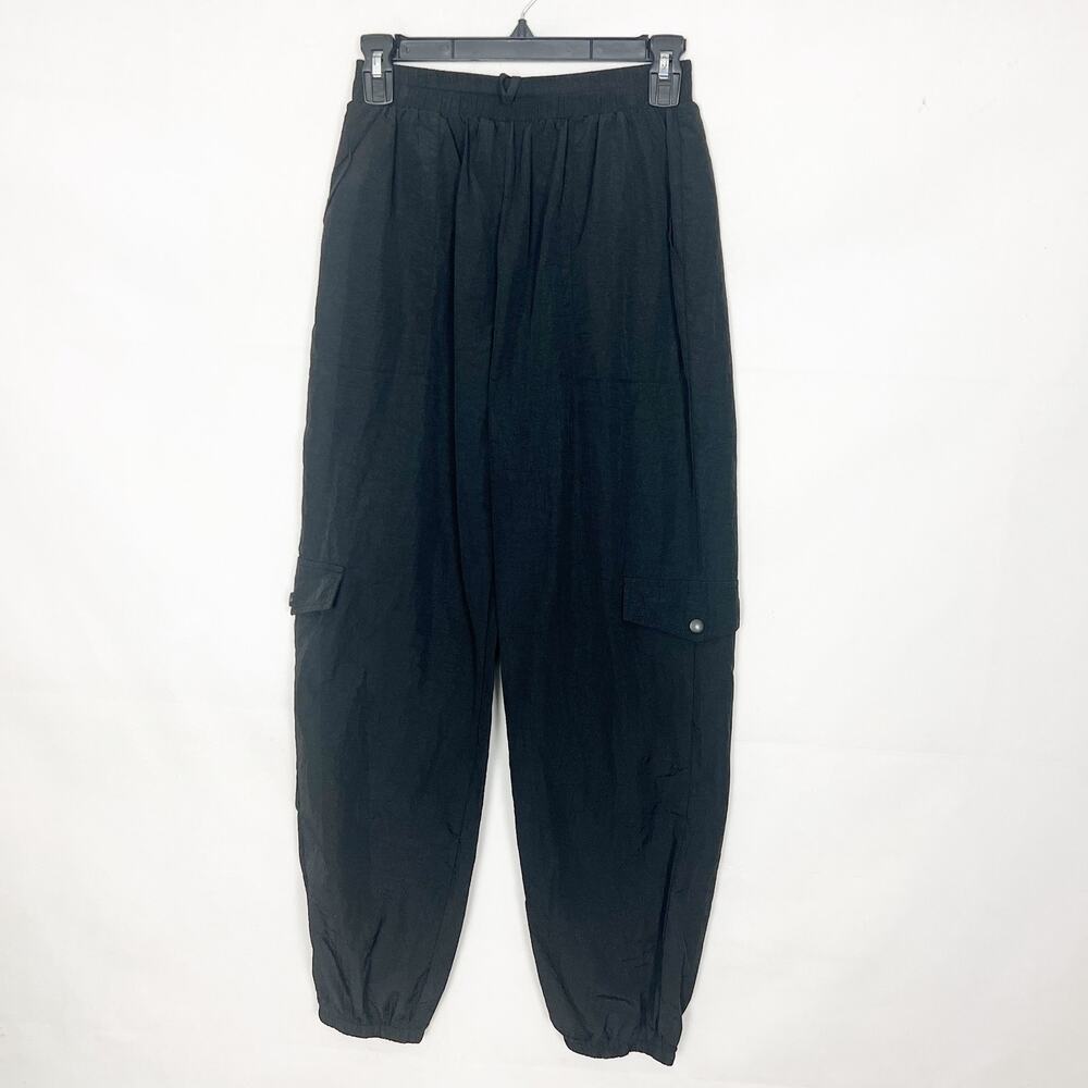 Shein Womens Windbraker Cargo Track Pants 6 Activewear Running Gorpcore Sports